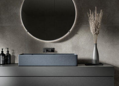MODERN CONCRETE GRAPHITE - Płytki ścienne, Płytki podłogowe