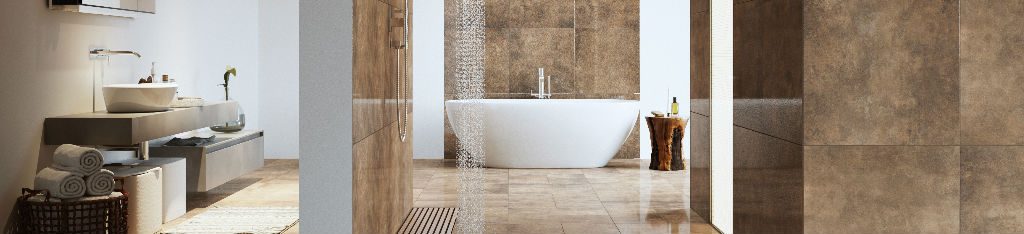 Types and applications of porcelain stoneware tiles