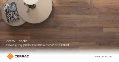 Wnętrze inspirowane naturą. Cerrad prezentuje kolekcje płytek gresowych Acero i Tonella