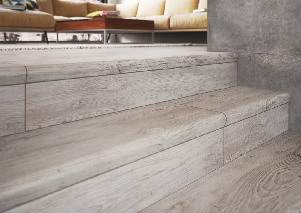How To Choose Stair Tiles Cerrad, Porcelain Wood Tile On Stairs