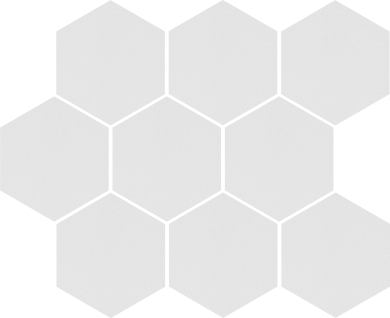 Cambia white lappato heksagon - Mosaik