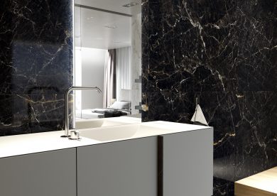 Inferno Nero Polished - Wall tiles, Floor tiles