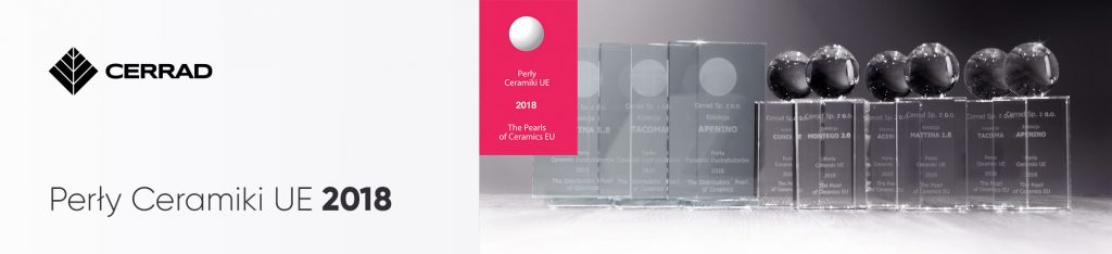 Design wart nagrody! Kolekcje Cerrad wyróżnione tytułem Perły Ceramiki UE 2018