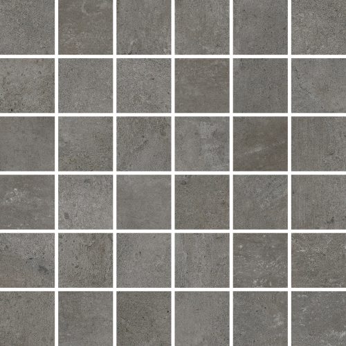 Softcement graphite mosaic polished