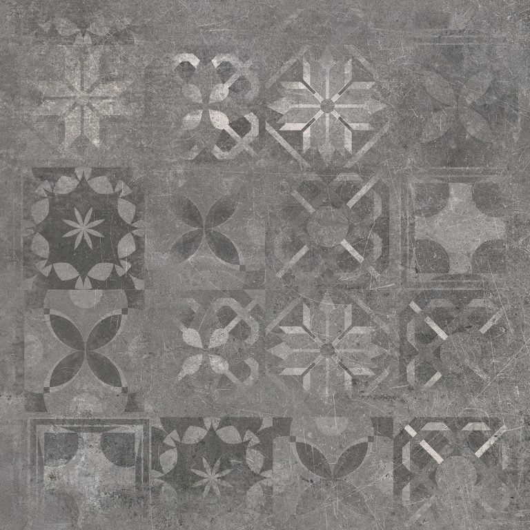 Softcement graphite patchwork - Dekor, Płytki ścienne, Płytki podłogowe