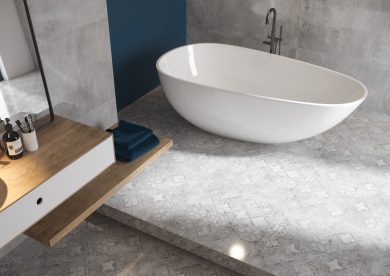 Softcement silver - Wall tiles, Floor tiles