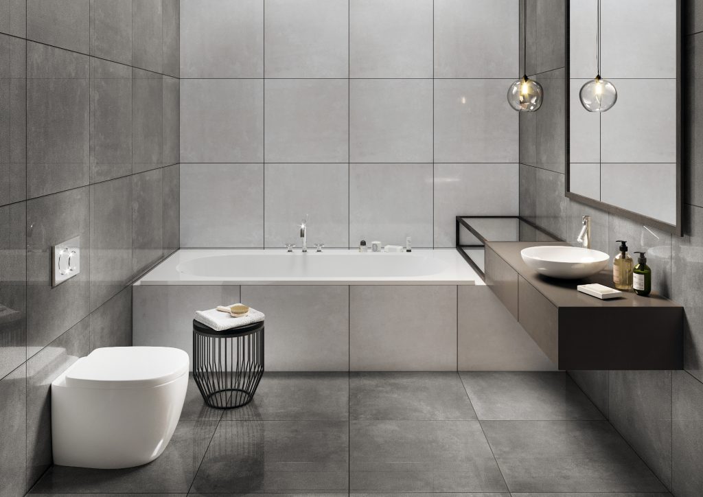 Bathroom Tiles Choose A Modern, Best Tile Size For Small Bathroom Floor